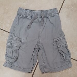 Hanna Andersson Gray Cargo Shorts for Kids, Size 5